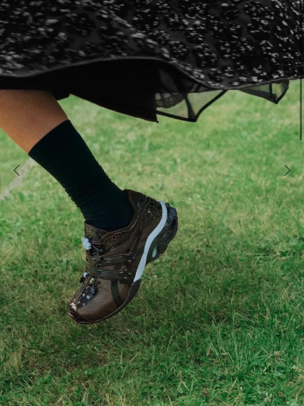 Cecilie Bahnsen x ASICS black/brown coffee women’s 8.5